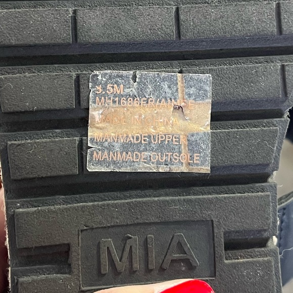 MIA Women’s Black Strappy Platform Sandals with Jute Detailing Size 8.5 - Picture 10 of 10